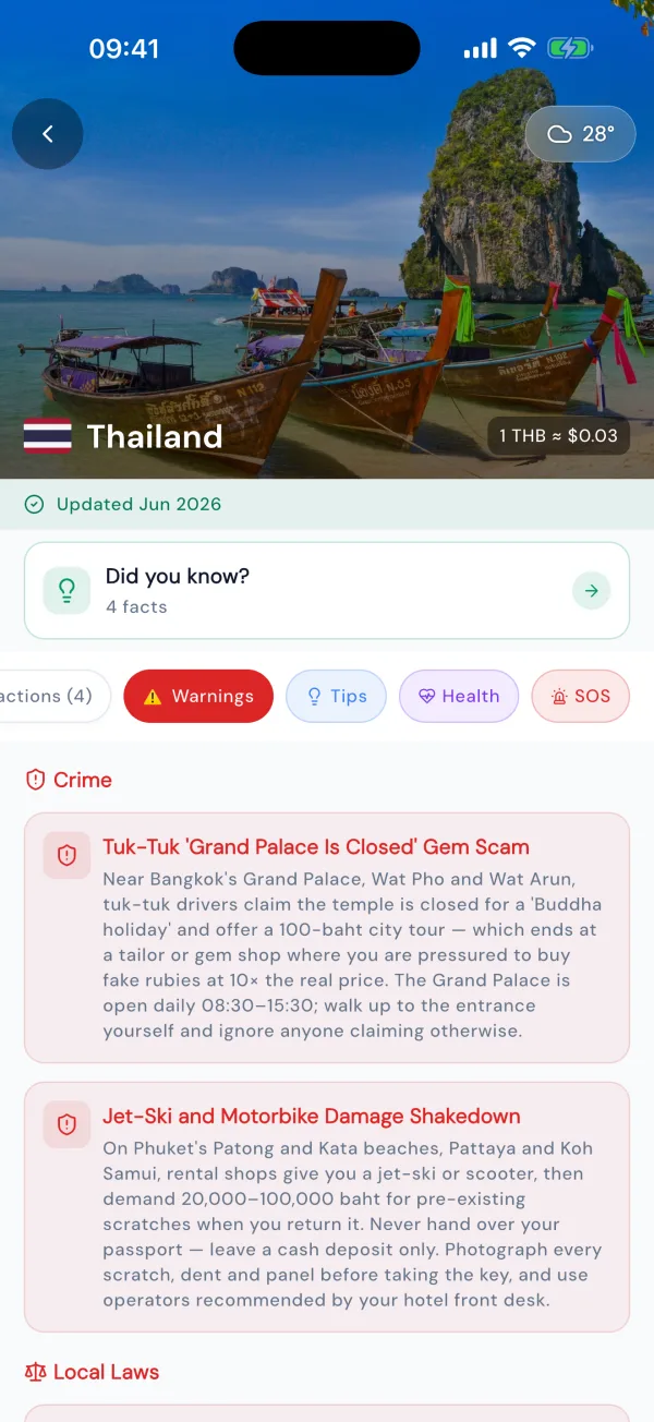 Scam alerts